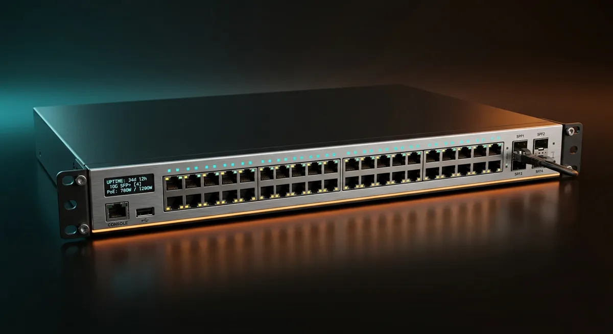 48-Port PoE+ Enterprise Switch